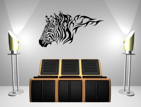 wandtattoo  zebra